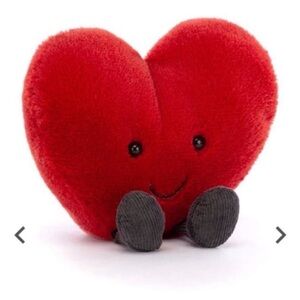 Red Heart Plush Toy
